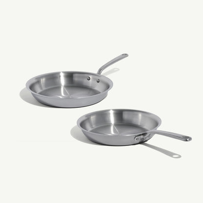 Stainless Clad Frying Pan Set