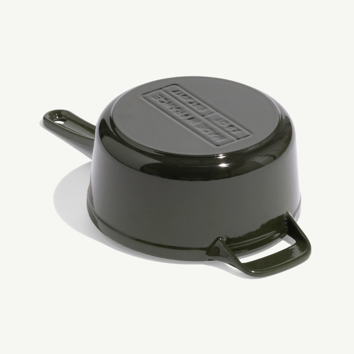 Enameled Cast Iron Saucepan