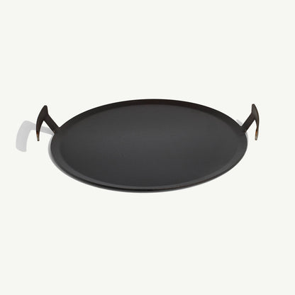 Round Carbon Steel Griddle Set