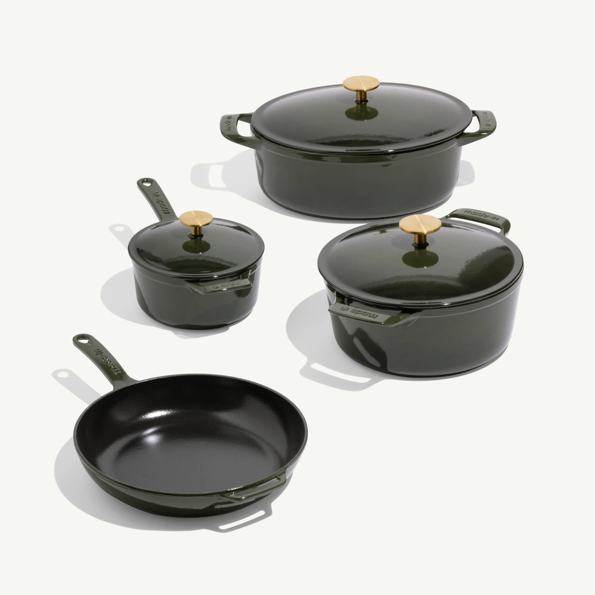 Enameled Cast Iron Set