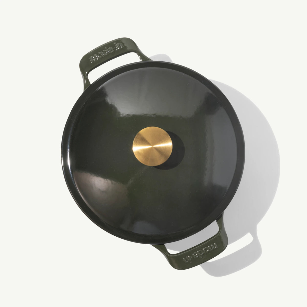 Round Enameled Cast Iron Dutch Oven