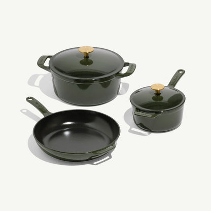 Enameled Cast Iron Set