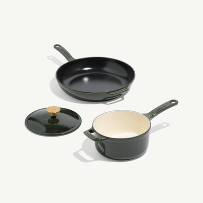 Enameled Cast Iron Set