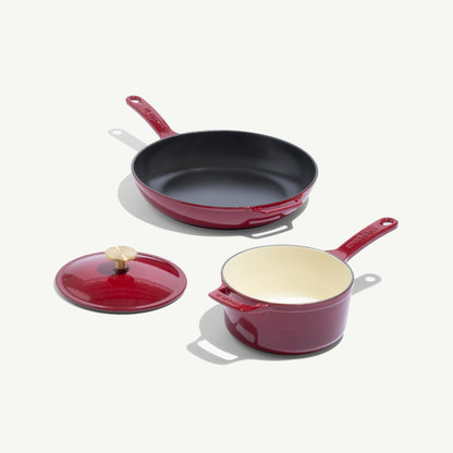 Enameled Cast Iron Set