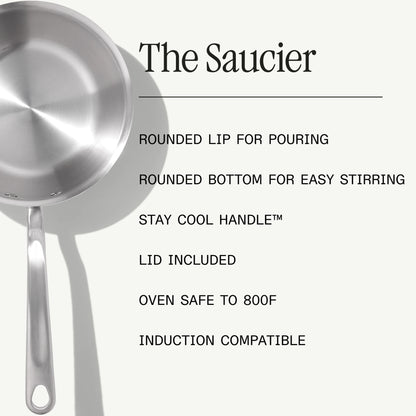 Stainless Saucier Set