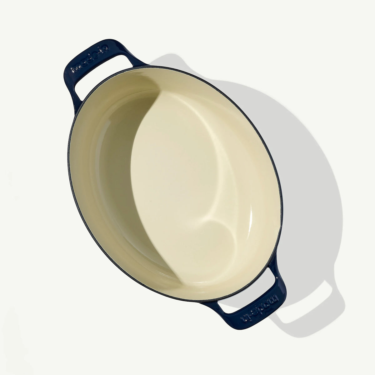 Oval Enameled Cast Iron Dutch Oven