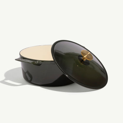 Round Enameled Cast Iron Dutch Oven