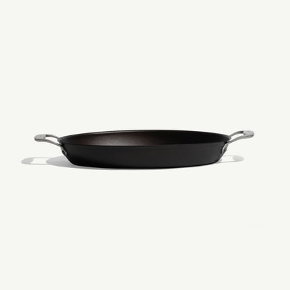 14" Seasoned Carbon Steel Gratin Dish