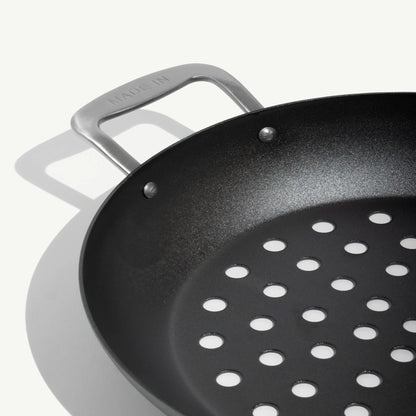 Seasoned Carbon Steel Grill Basket