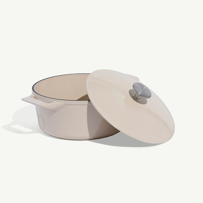 Round Enameled Cast Iron Dutch Oven