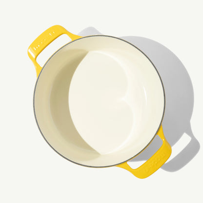 Round Enameled Cast Iron Dutch Oven