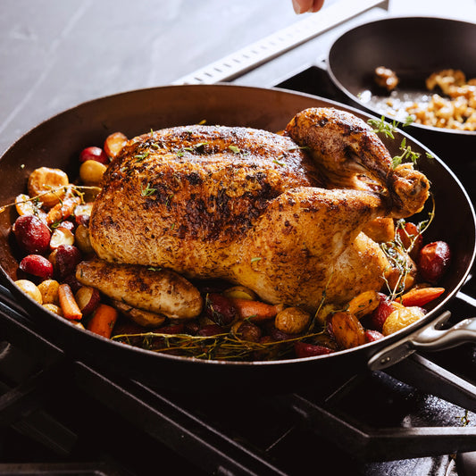 Seasoned Carbon Steel Frying Pan Set