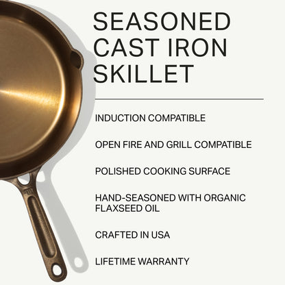 Seasoned Cast Iron Skillet