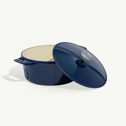 Round Enameled Cast Iron Dutch Oven