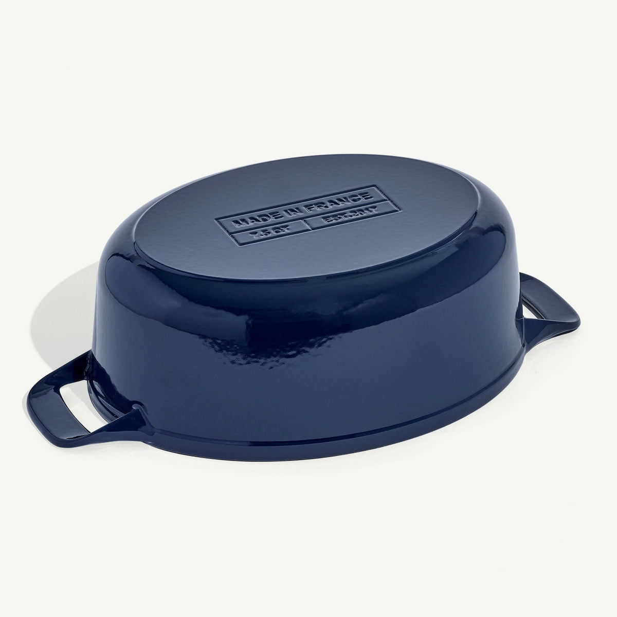 Oval Enameled Cast Iron Dutch Oven