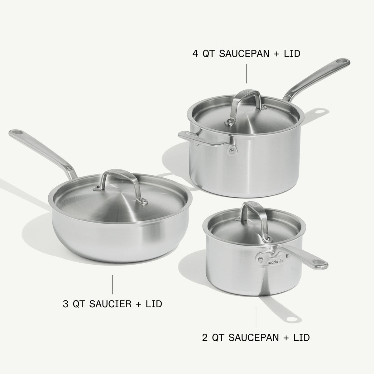 Stainless Saucepan Set