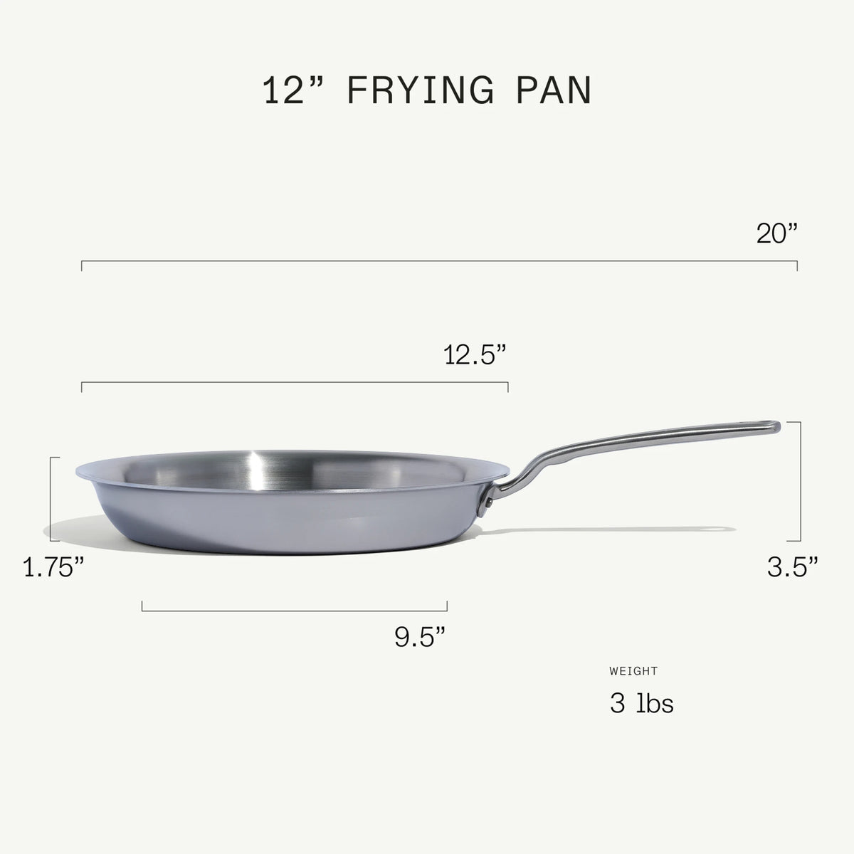 Stainless Clad Frying Pan