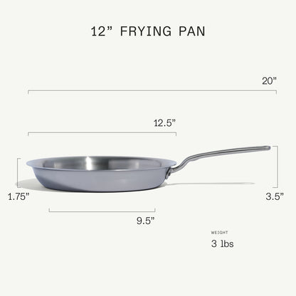 Stainless Clad Frying Pan