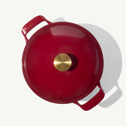 Round Enameled Cast Iron Dutch Oven