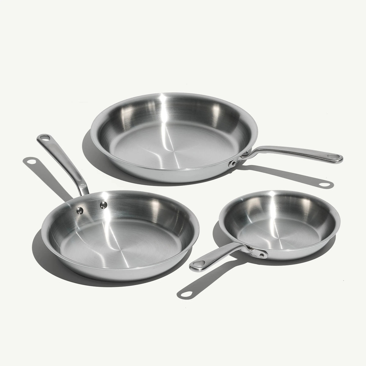 Stainless Clad Frying Pan Set