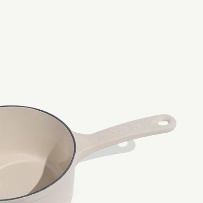 Enameled Cast Iron Saucepan
