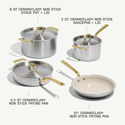 CeramiClad® 2.0 Non Stick Cookware Set