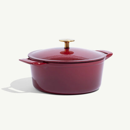 Round Enameled Cast Iron Dutch Oven